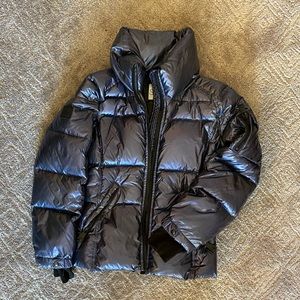 Girls SAM “Freestyle” down quilted winter puffer coat. Sz 12. Midnight color.
